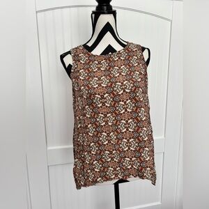 Canyon River Blues Brown Cream and Rust Mosaic Tank